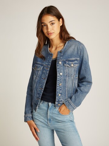 Tommy Jeans Kurtka przejściowa w kolorze niebieski: przód