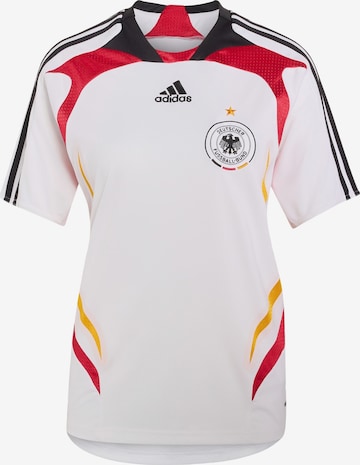 balta ADIDAS PERFORMANCE Triko 'Deutschland 2007': priekis