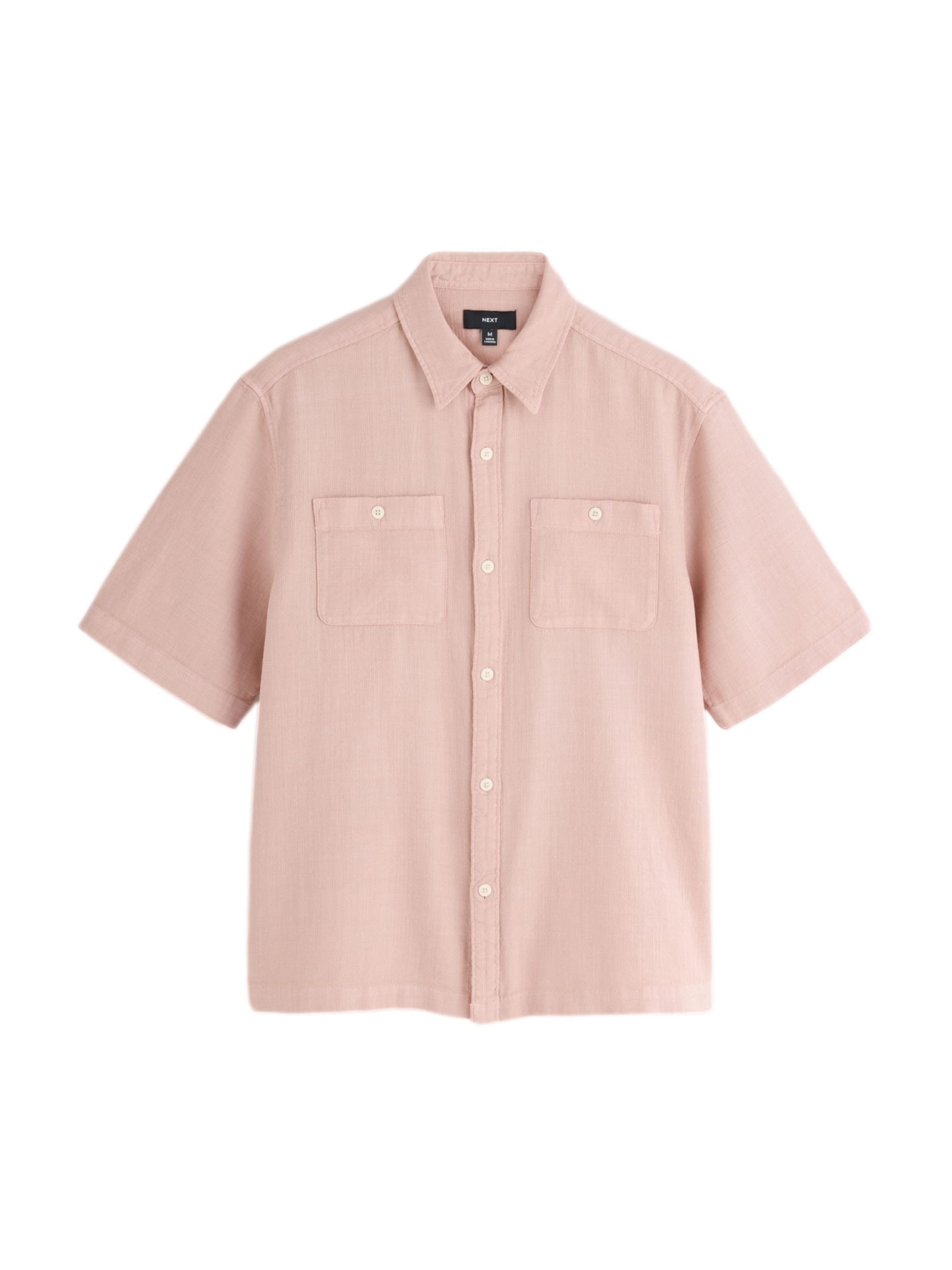 Coupe regular Chemise Next en rose : devant