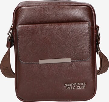 Northampton Polo Club Schultertasche in Braun: Vorderseite
