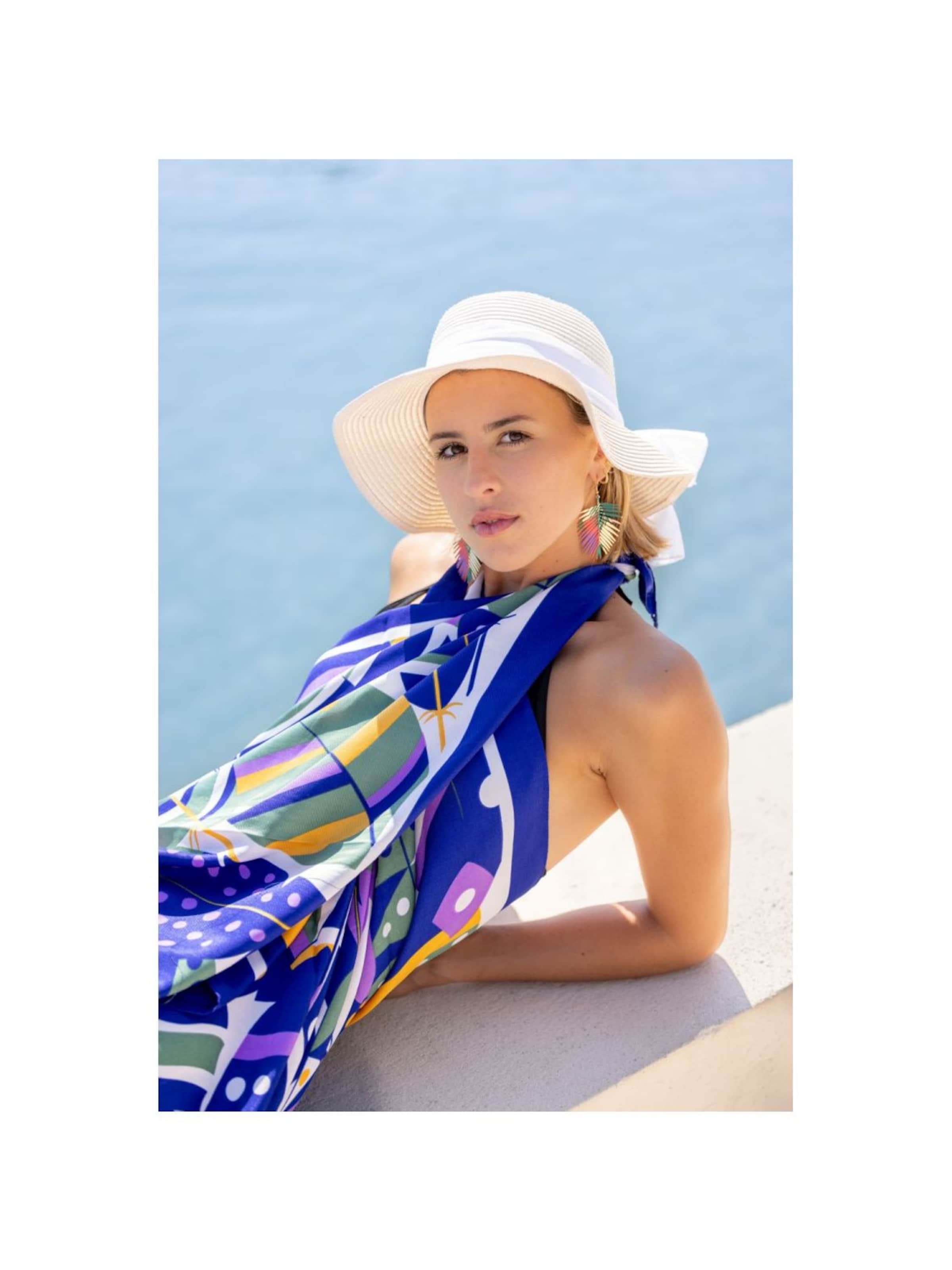 alberto cabale - Vestido de playa 'URSULA' en azul