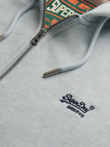 Superdry & Co Кофта на молнии 'ESSENTIAL' в Синий