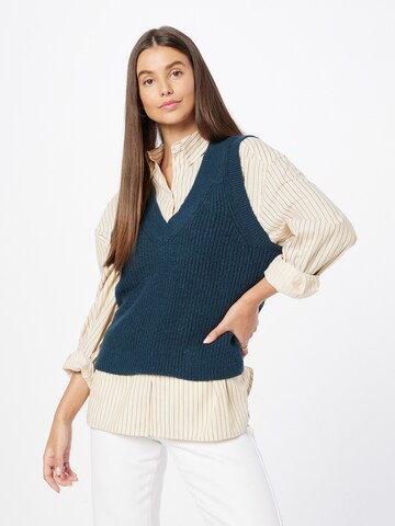 Pull-over QS en vert : devant