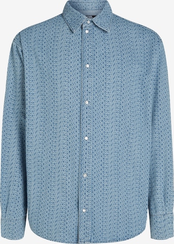 Karl Lagerfeld Tavaline suurus Triiksärk, värv sinine: eest vaates