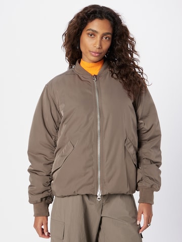 WEEKDAY Between-season jacket 'Destiny' in Grey: front