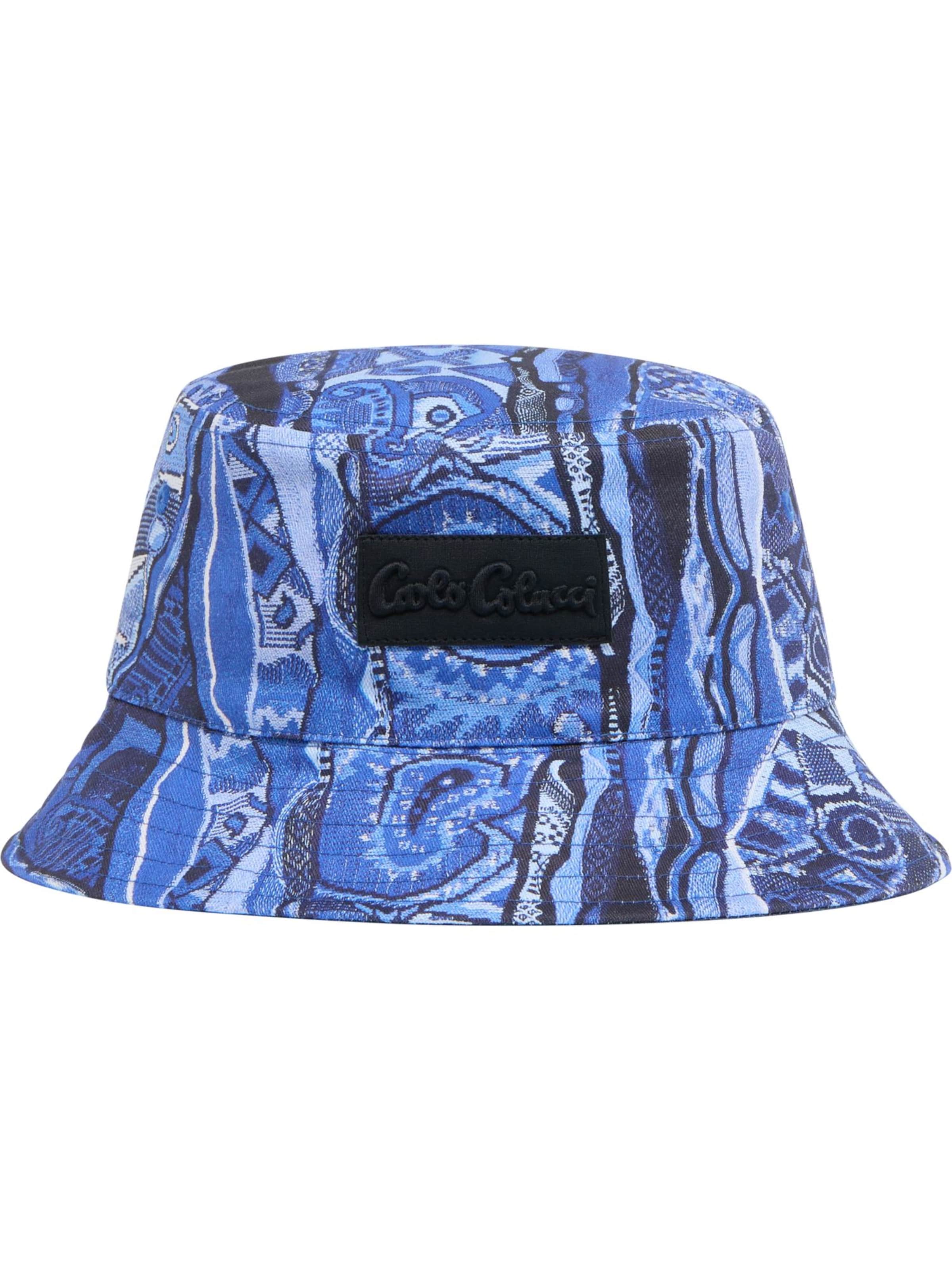 Carlo Colucci Hoed 'Decassian' in Blauw: voorkant