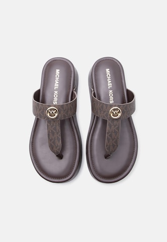 MICHAEL Michael Kors Klipklappere 'KOYA' i brun