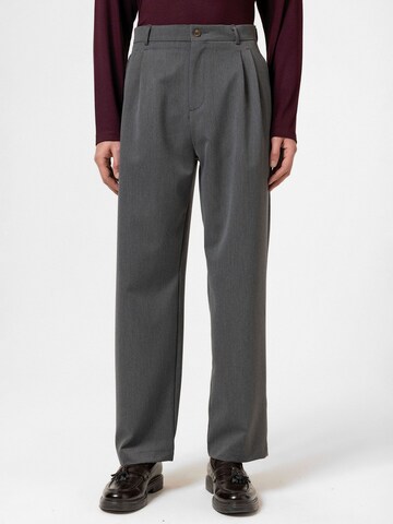 Antioch Regular Pleat-front trousers 'Dakka' in Grey: front