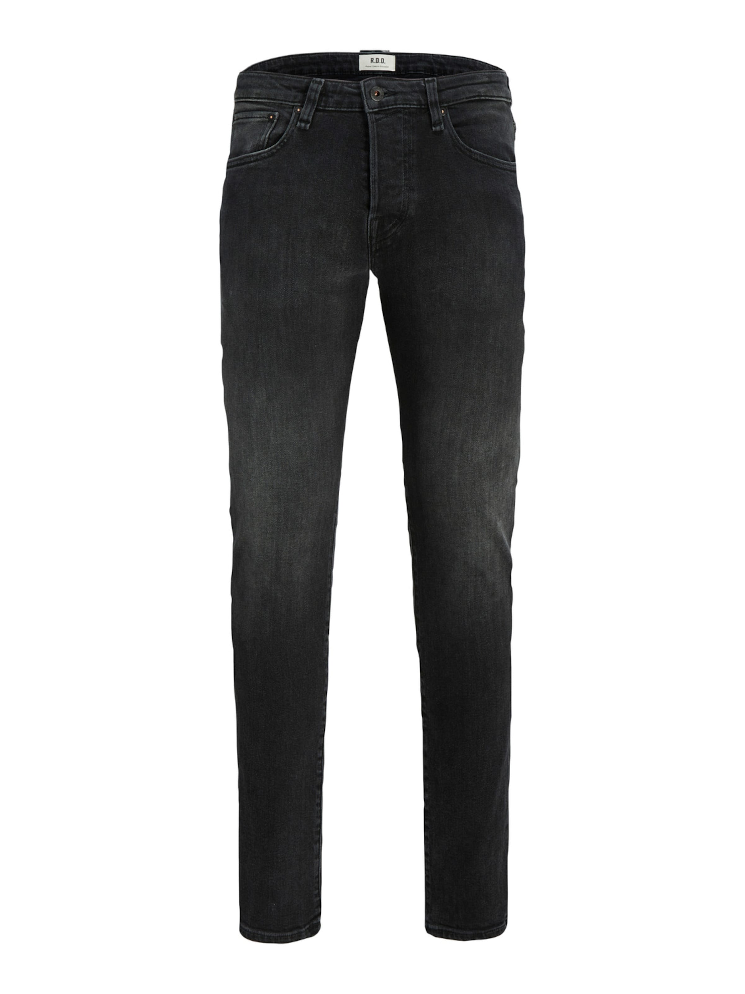 Coupe slim Jean &#x27;Glenn&#x27; R.D.D. ROYAL DENIM DIVISION en noir : devant