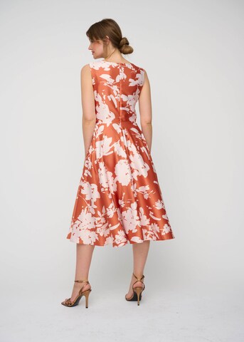 KLEO Cocktail Dress in Orange