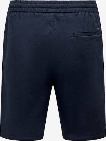 Regular Pantalon 'Linus' Only & Sons en bleu