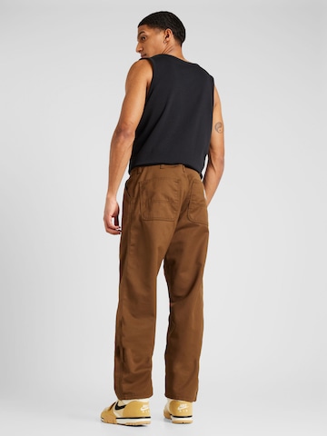 Carhartt WIP tavaline Püksid, värv pruun