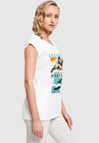 T-shirt 'Aquaman - Character Tiles' ABSOLUTE CULT en blanc