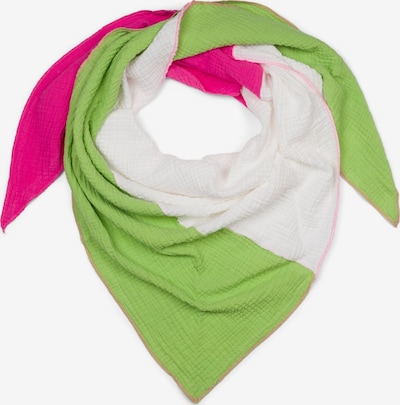 styleBREAKER Tuch '3-Farbiges Musselin Dreieckstuch' in magenta, Produktansicht