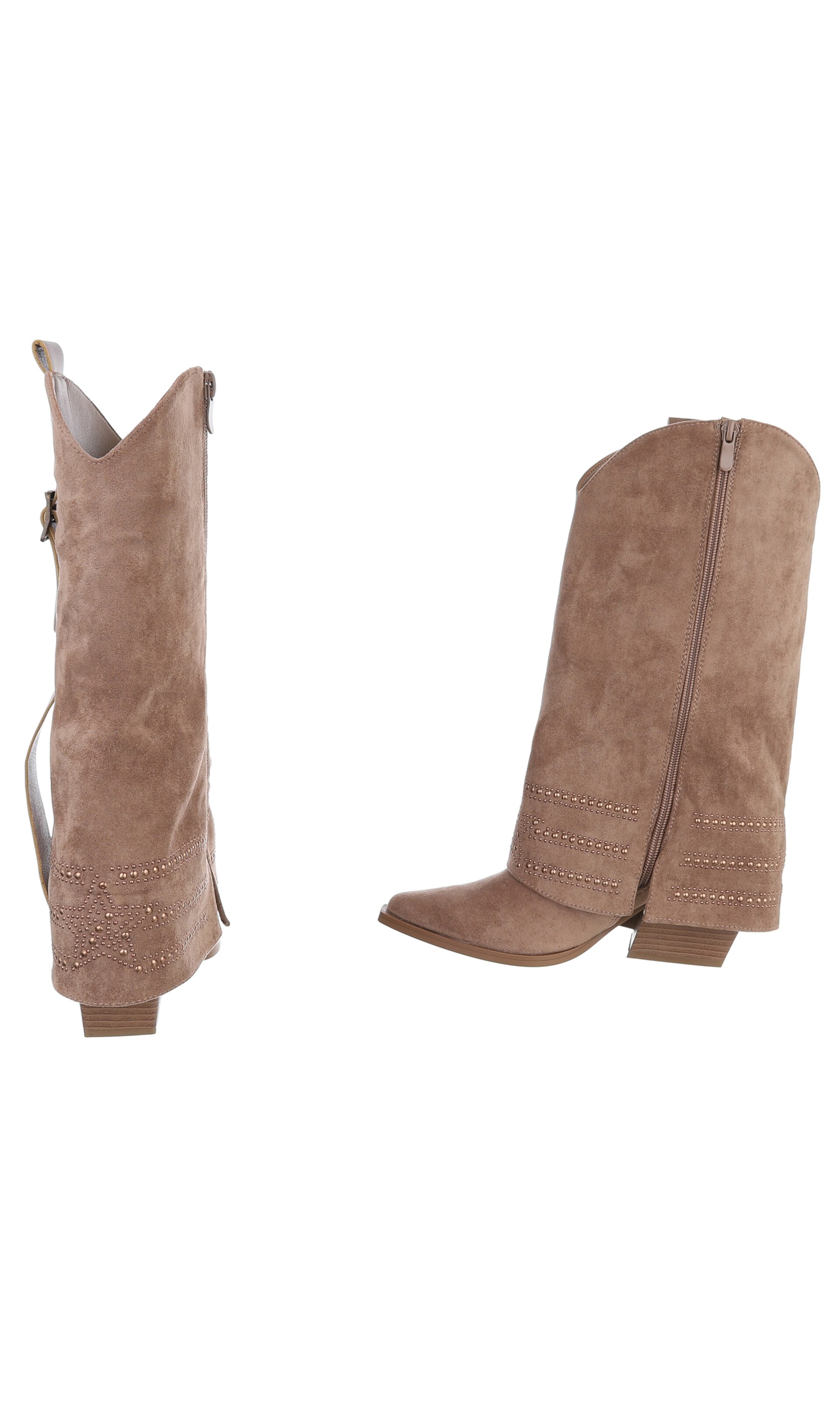 Ital-Design Cowboy Boots in Brown