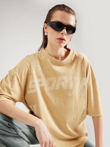 T-shirt TOPSHOP en jaune