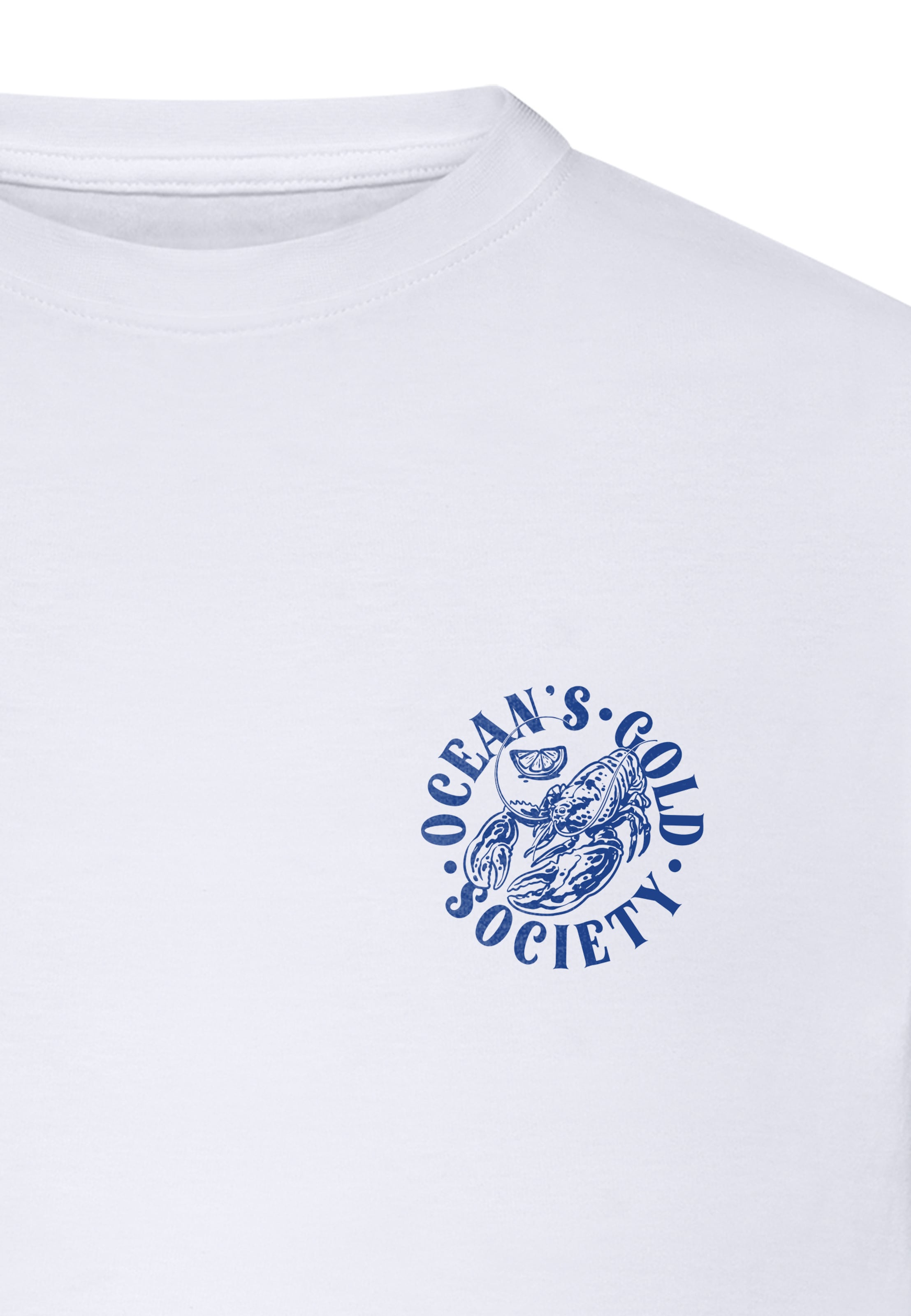Mister Tee - Camisa 'Oceans Gold' em branco