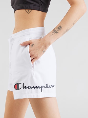 Champion Authentic Athletic Apparel Normální Kalhoty – bílá