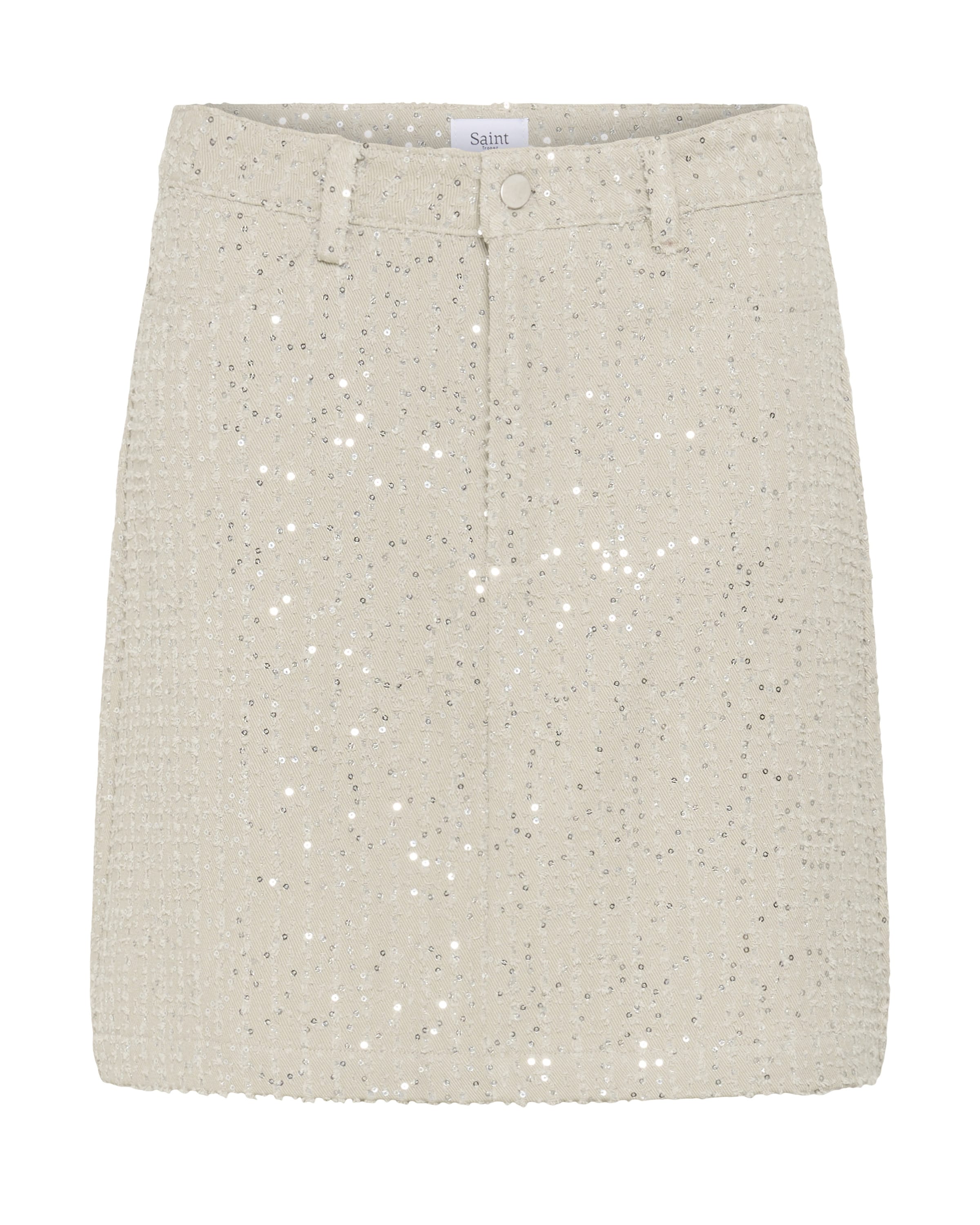 SAINT TROPEZ Rok in Beige: voorkant