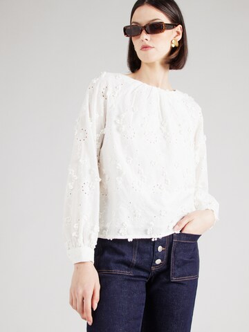 Y.A.S Blouse 'MENUSA' in Wit: voorkant