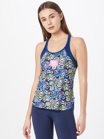 BIDI BADU Sports Top 'Aluna Tech' in Blue: front