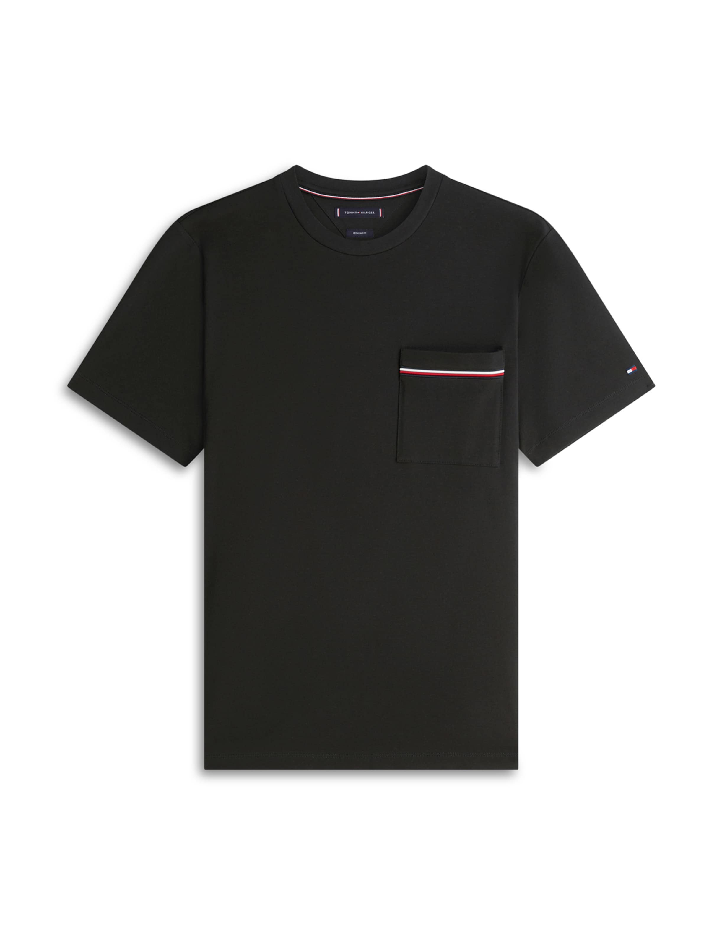 Tricou de la TOMMY HILFIGER pe negru: față
