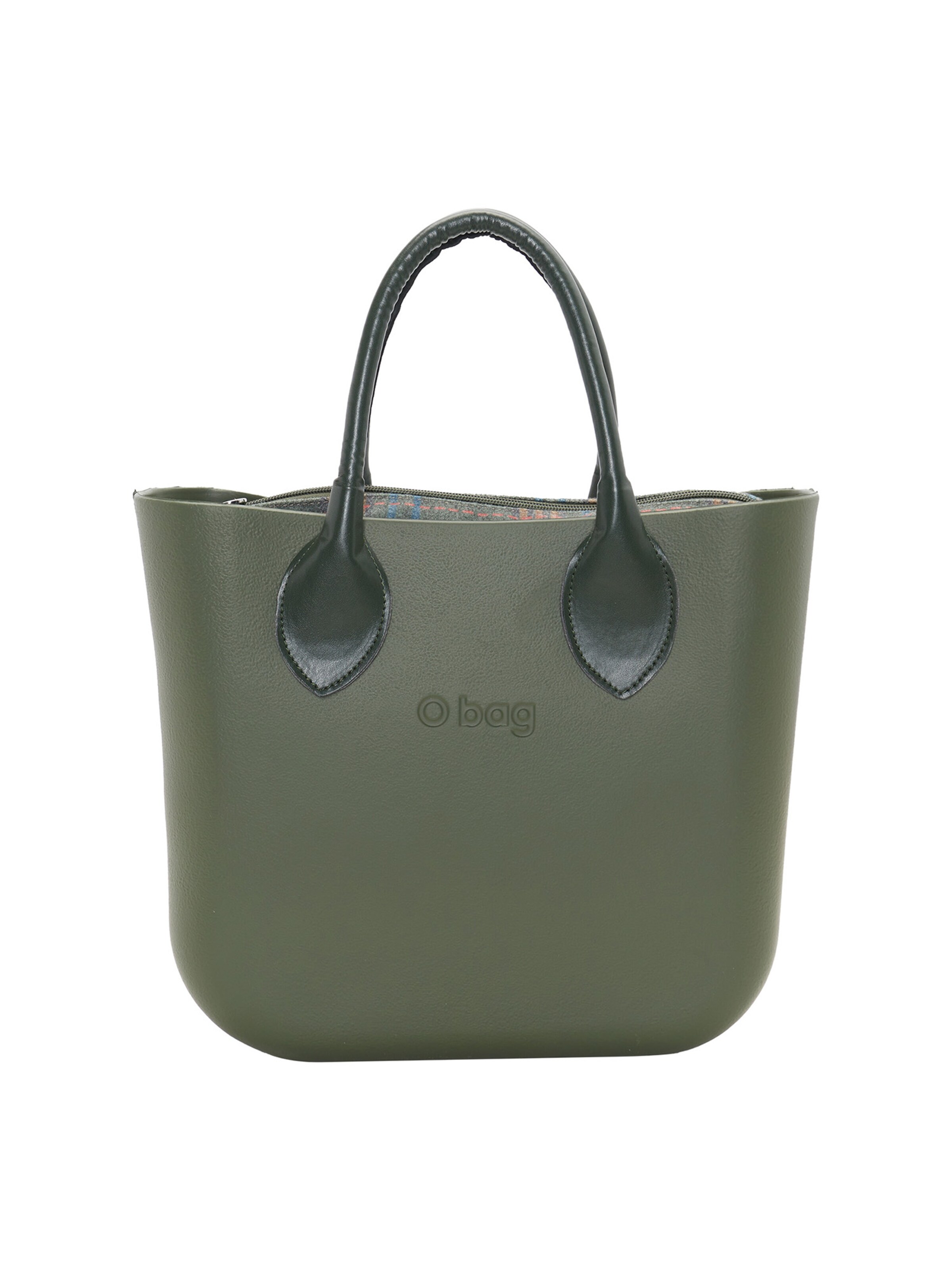 O bag Handtasche in Grün: Vorderseite