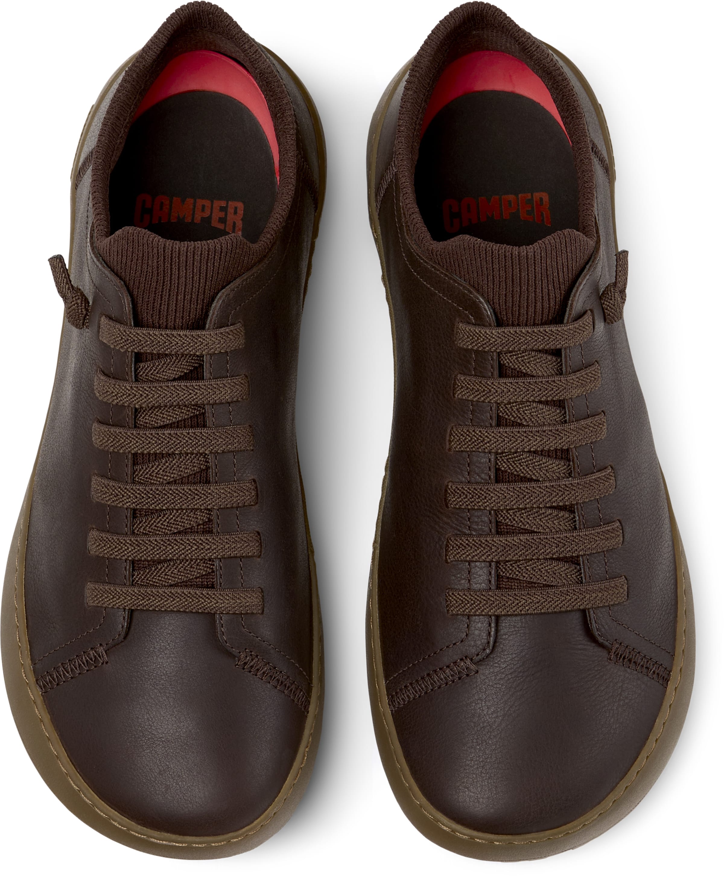 CAMPER Platform trainers 'Peu Serra' in Brown