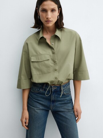 MANGO Blouse in Groen