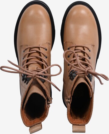 Apple of Eden Lace-Up Ankle Boots 'CASTLE' in Brown