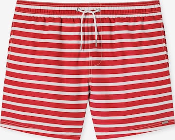 Shorts de bain ' Aqua Sumerged ' SCHIESSER en rouge : devant