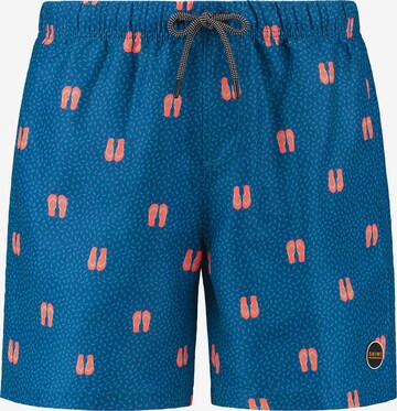 Shiwi Athletic Swim Trunks in Blue: front