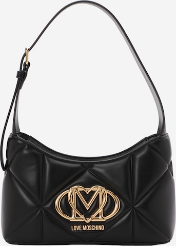 Love Moschino Skuldertaske i sort: forside