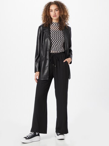SISTERS POINT Wide leg Trousers 'Vagna' in Black