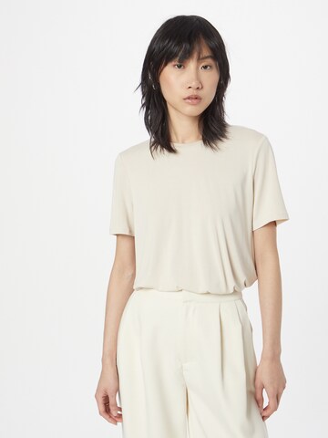 OBJECT Shirt 'ANNIE' in Beige: voorkant