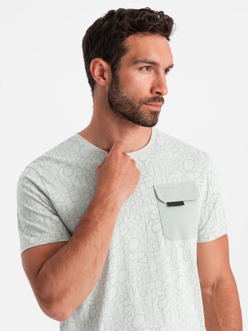 Ombre Shirt in Wit