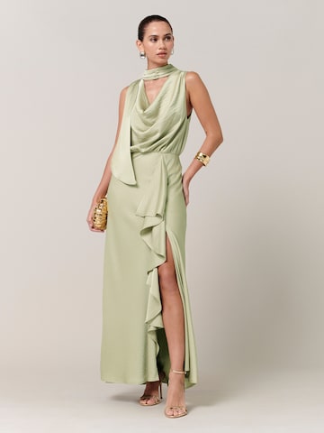 SávelVečernja haljina 'Kendall' - zelena boja