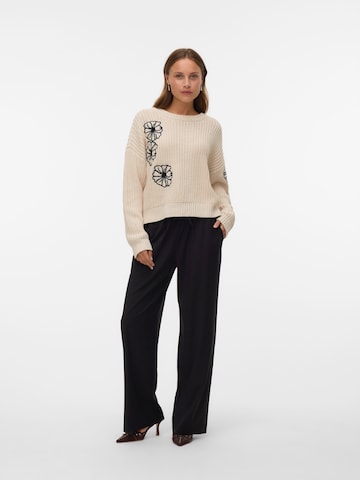 VERO MODA Pulóver 'LAURA' - bézs