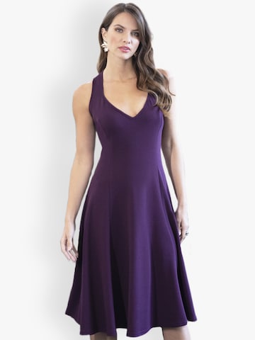 Robe de cocktail HotSquash en violet : devant