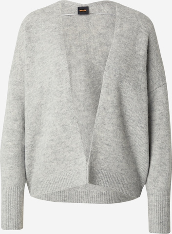 Geacă tricotată 'Falescanas_1' de la BOSS pe gri: față