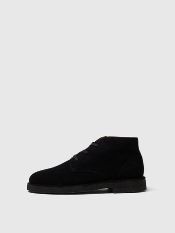 SELECTED HOMME Chukka Boots 'SLHRicco' in Zwart