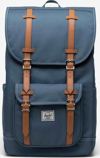 Zaino 'Little America™' Herschel di colore blu fumo / caramello, Visualizzazione prodotti