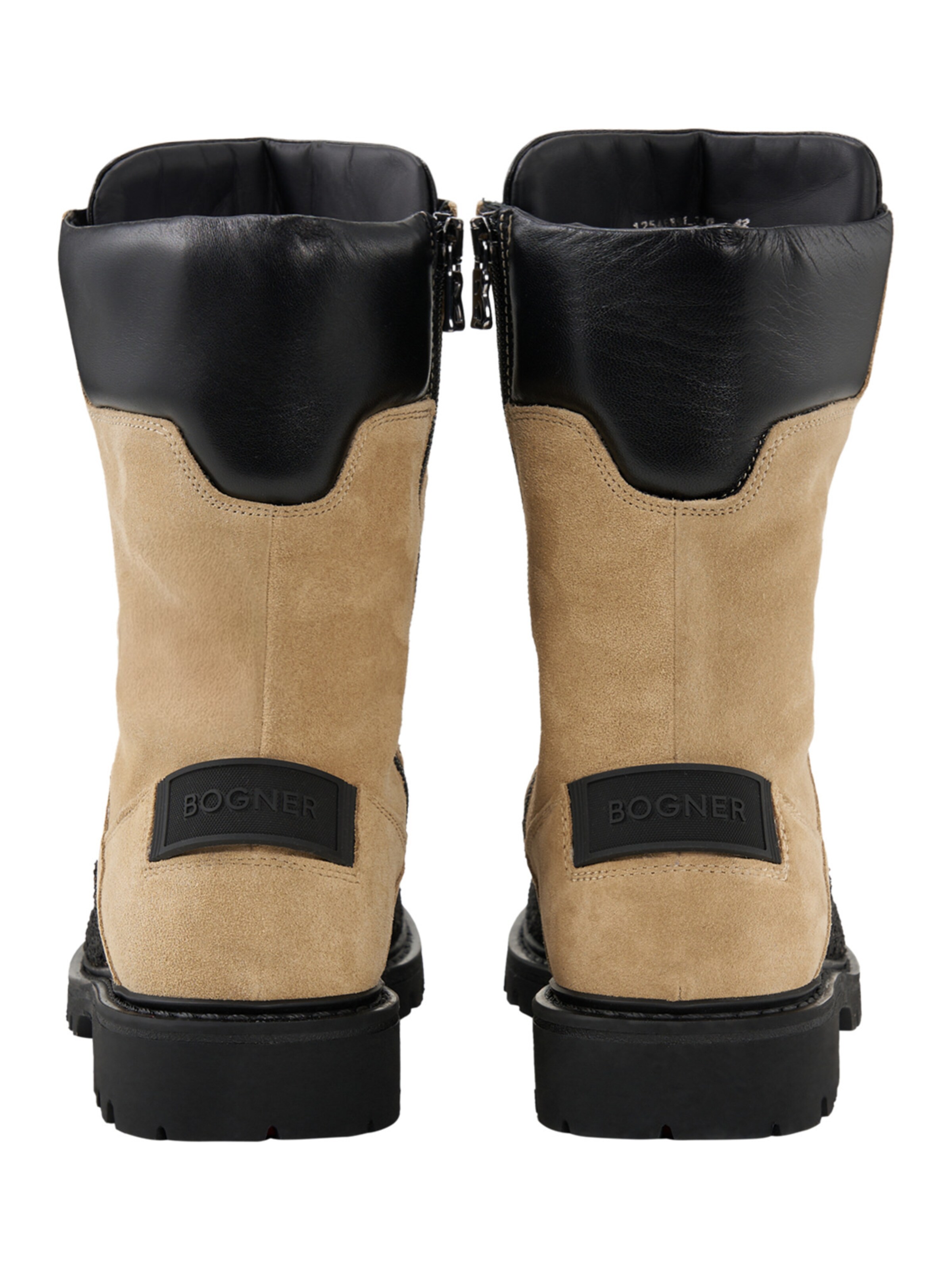 BOGNER Lace-up boot 'Helsinki 007' in Beige
