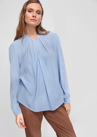 COMMA Blouse in Blue: front