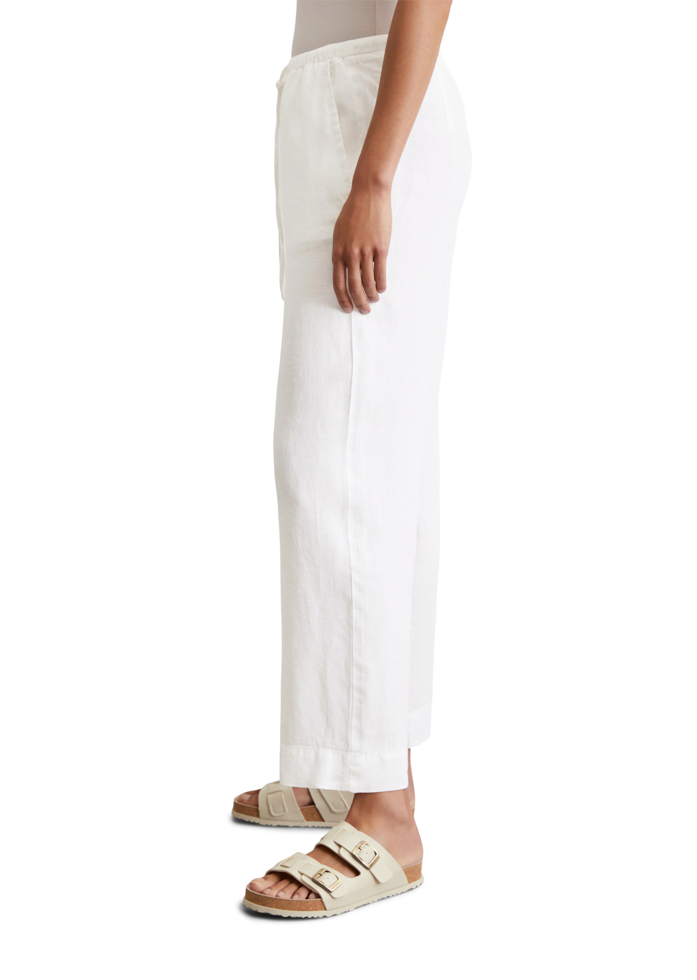 Marc O'Polo Regular Hose in Weiß