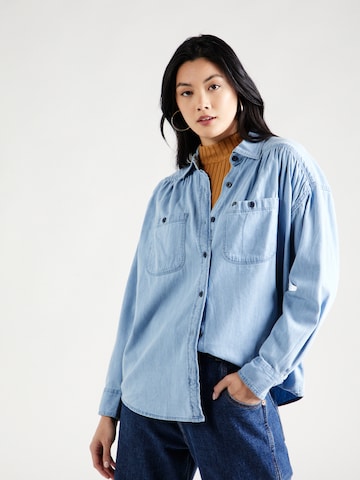 Lee Bluse 'FRONTIER' i blå: forside