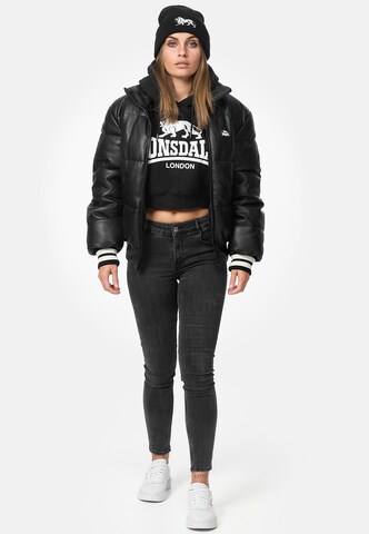 Veste d’hiver 'Hybreasal' LONSDALE en noir