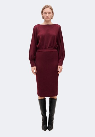 ABOUT YOU - Vestido de punto 'Ivana' en rojo