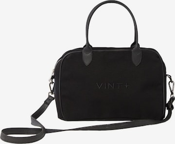 VINT+ Handbag 'Bowling Bag' in Black: front