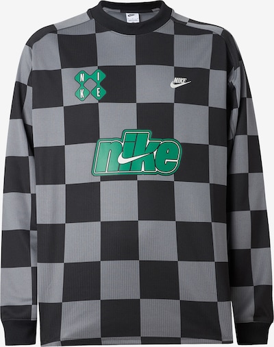 Nike Sportswear Collegepaita 'CLUB' koossa XS värissä tummanharmaa / limetti / musta / valkoinen, Tuotenäkymä